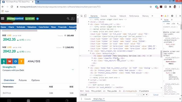 # 12 Web Scraping using Python || Data Science || Extracting Data || Stock query || Stock live data смотреть онлайн