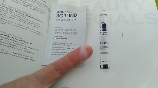 ANTI-AGING REVITALIZER и SENSITIVE CREAM mask марки натуральной косметики ANNEMARIE BORLIND. смотреть онлайн