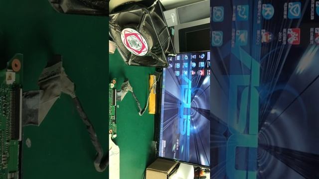 Laptop Motherboard Testing Video For HP 6535S смотреть онлайн