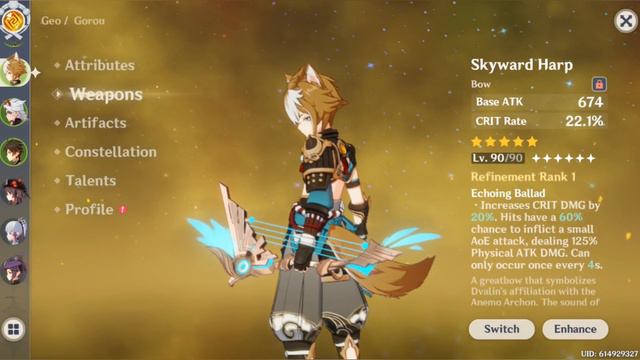Main DPS Gorou (with build) смотреть онлайн