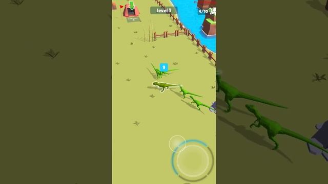 Dino Wars Game - Gameplay Walkthrough Dino War Army Commander Defense (Android, iOS) смотреть онлайн