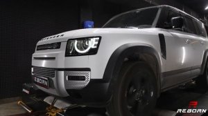 Чип-тюнинг Land Rover Defender II 2.0 TD с замерами и настройкой на стенде в Reborn Technologies.