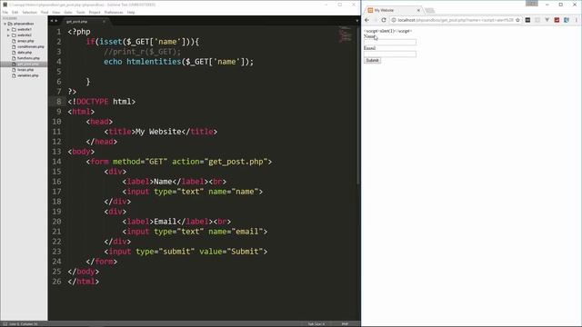 PHP Front To Back [Part 11] - Get & Post Tutorial смотреть онлайн