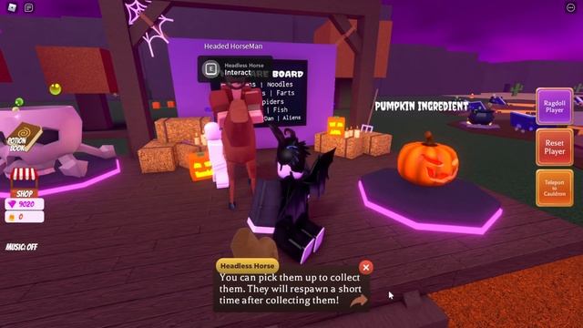 How to get PUMPKIN INGREDIENT in WACKY WIZARDS! (Halloween Update) ROBLOX] смотреть онлайн