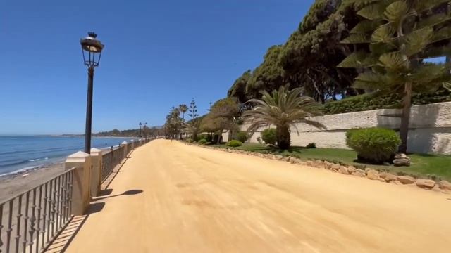 #Испания Коста-дель-Соль | Марбелья | Золотая миля | Пляж Касабланка ? | прогулка по пляжу ?. смотреть онлайн