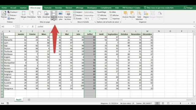 EXCEL - Mise en page avant impression смотреть онлайн