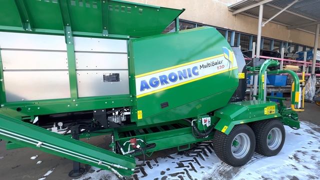 Заготовить кукурузный силос без потерь? Пресс-обмотчик Agronic Multibaler 820