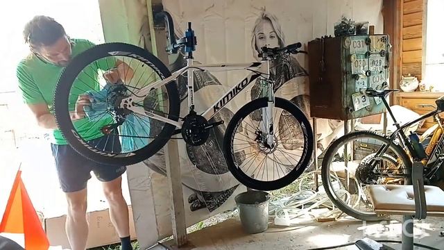 Ашанбайк , макет велосипеда , сборка из коробки . смотреть онлайн
