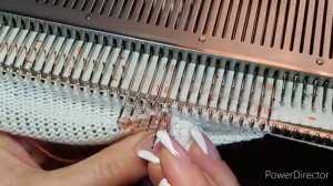 Планка с петлями двойная на любой вязальной машине