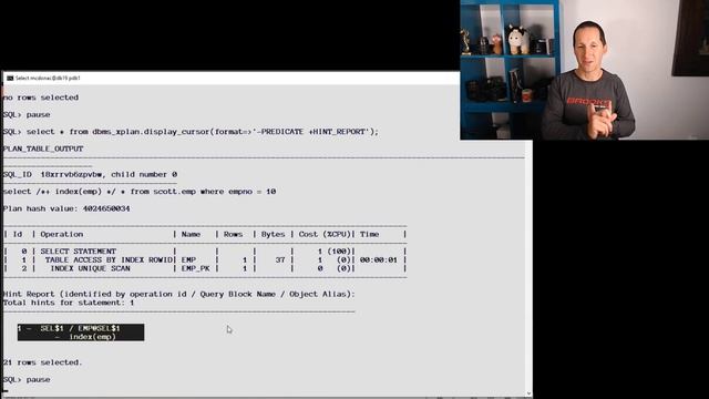 Understanding optimizer hints in 19c смотреть онлайн