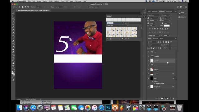 Making a Club Flyer in Photoshop | AOC FEST Recap смотреть онлайн
