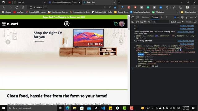1- Cloudinary 2022 || How to upload images to react using cloudinary and node js || intro смотреть онлайн