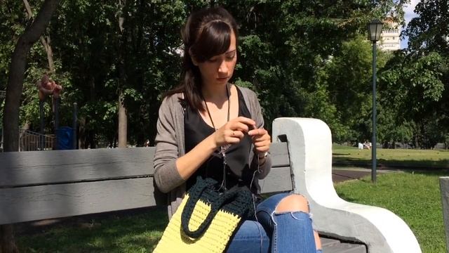 Вискозная нить. Обзор пряжи. смотреть онлайн