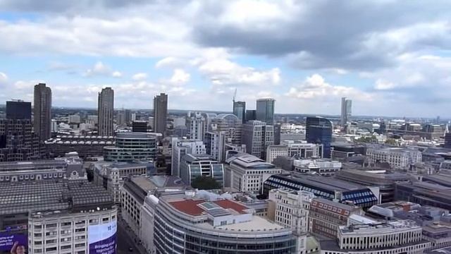 St Paul's Cathedral - 360 Degree view of London from the dome смотреть онлайн