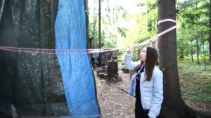 СТРОЮ НОВЫЙ ДОМ ИЗ ПЛЕНКИ НА ДЕРЕВЕ В ЛЕСУ в Ночь | Призрак Вэрана | Elli Di