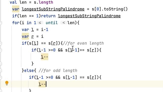 Longest Substring Palindrome in a string (kotlin) Most efficient and easiest solution смотреть онлайн