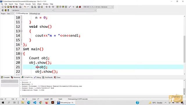 Operator Overloading in C++ (Urdu/Hindi) смотреть онлайн