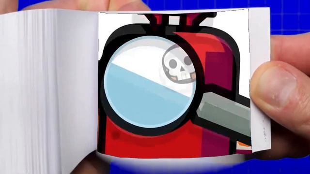 Mini Crewmate Kills Emoji Character | Among Us l Flip Book смотреть онлайн