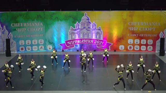 Cheerleading. Freestyle Pom DINASTIYA. Чир спорт. ЧИР-ФРИСТАЙЛ-ГРУППА ДИНАСТИЯ. смотреть онлайн