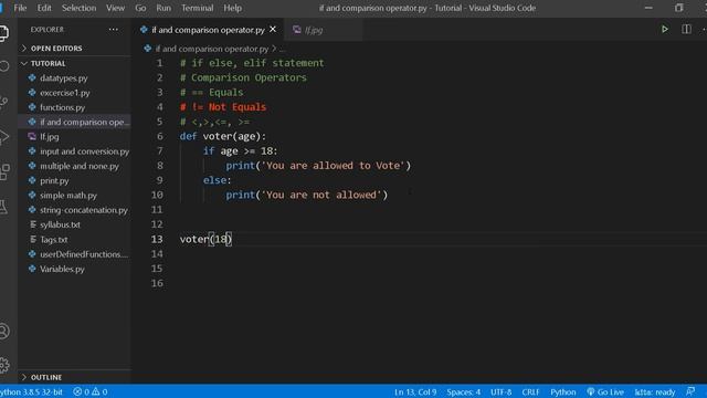 Python Bangla Tutorial 2021: Python comparison Operator смотреть онлайн