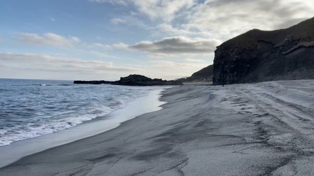 Магия воды. Природа. Шум моря. Охотское море. Чёрные Скалы. смотреть онлайн