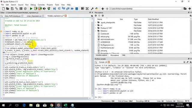 Tutorial 05: Machine Learning Multiple Regression | Multiple Regression using python in urdu/hindi смотреть онлайн