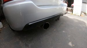 Subaru Forester SG9 2003 XT 2.5 Fujitsubo Legalis Super R Cat Back Exhaust 3" straight dump pipe