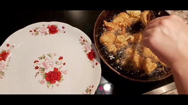 Жаренная цветная капуста с яйцом смотреть онлайн