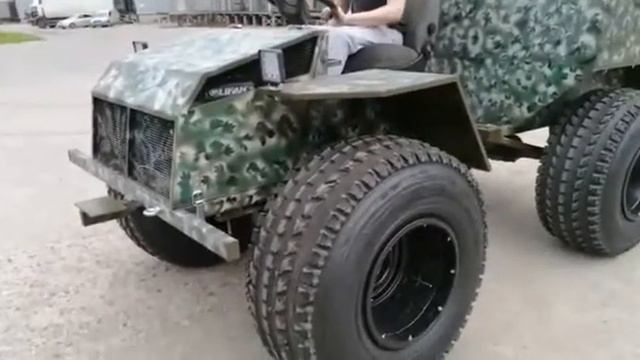 Колесный вездеход переломка «Мужик» смотреть онлайн