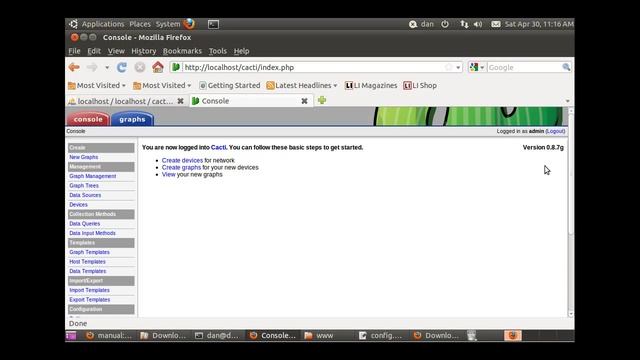 How to manually install Cacti in Ubuntu - Part 4 смотреть онлайн