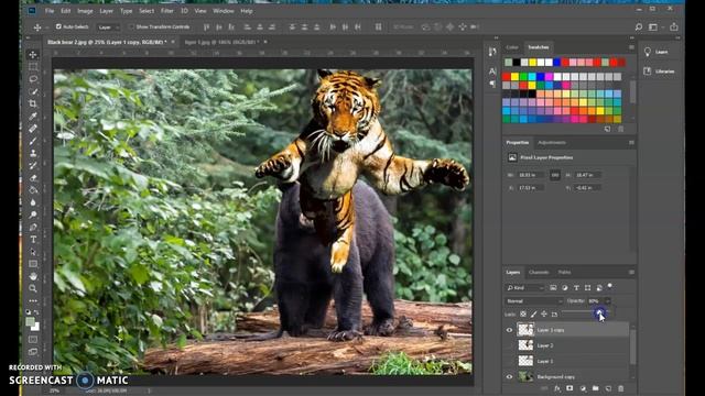 Photoshop CC Placing objects behind смотреть онлайн