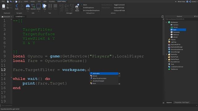 Roblox Studio GetMouse() | Türkçe Rehber смотреть онлайн