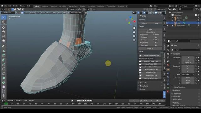 BLENDER 2.91 Addon 3DPRINT