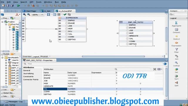 Create Mapping in Oracle Data Integrator смотреть онлайн