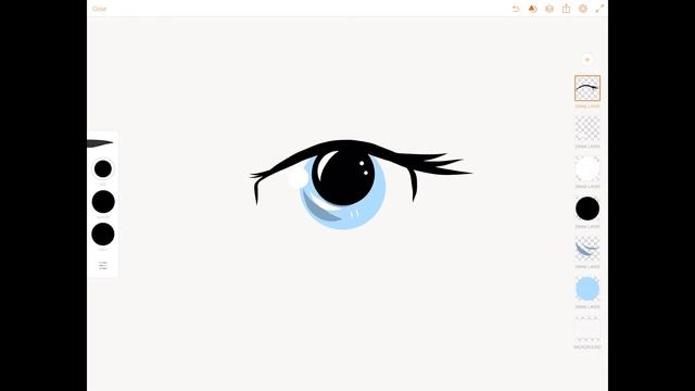 Drawing Manga Eye in Adobe Illustrator Draw смотреть онлайн