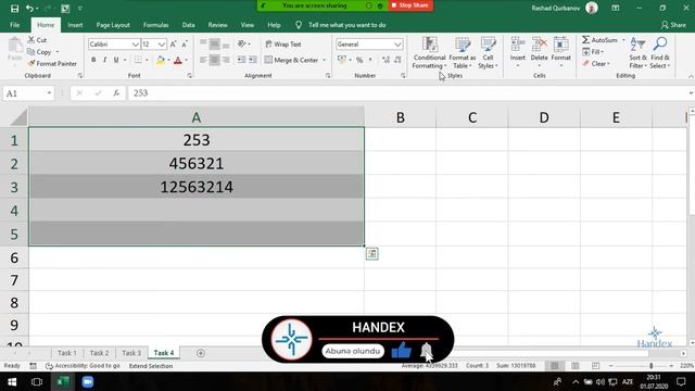 Excel Praktiki tapşırıqlar , Modul#2 - Cavab#4 | Excel practise | Excel pratiği | Практика в Excel смотреть онлайн