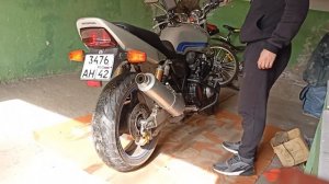 Honda cb400 звук двигателя