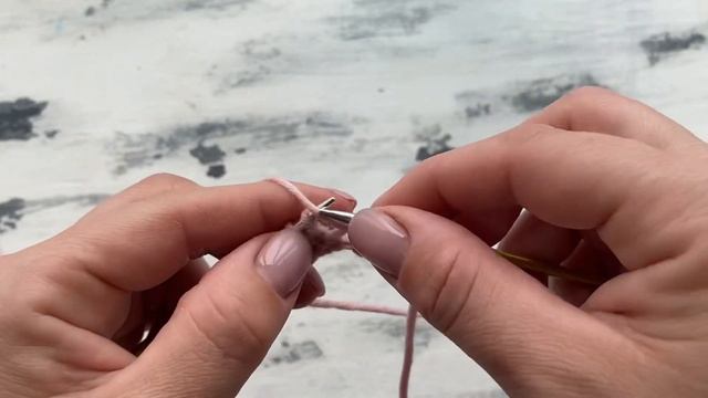 Простая ажурная сетка спицами. Openwork Mesh Knitting.