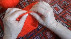 китайская шапка спицами/как    я ее вязала.