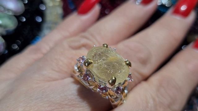 637.Натуральные камни.Серебро.Рутиловый кварц или волос Венеры смотреть онлайн