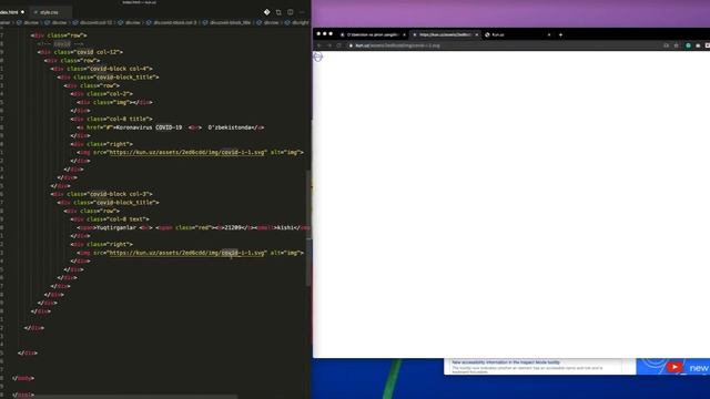 Kun.uz saytini yasash. HTML va CSS amaliy mashg'ulot. смотреть онлайн