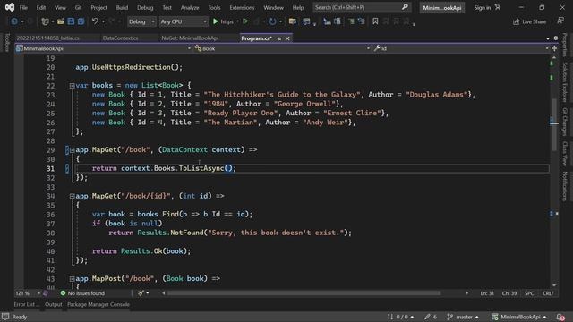 .NET 7 Minimal API with Entity Framework 7 & Code-First Migrations ? Full CRUD смотреть онлайн