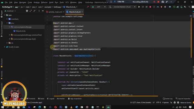 How to create a notification alert using Android Studio Kotlin | Terbaru 2023 смотреть онлайн