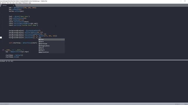 PyQt5 Tutorial | How to customize PyQt5 chart with an example смотреть онлайн