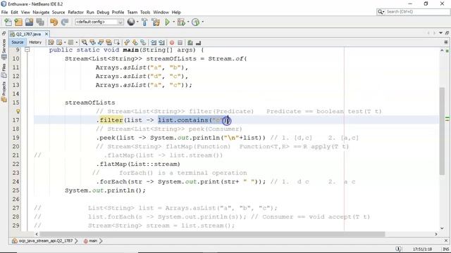 Explaining flatMap with a diagram (enthuware.ocpjp.v8.2.1787) смотреть онлайн