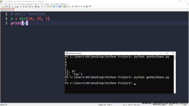 min and max Function in Python (Hindi) смотреть онлайн