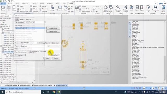 AVEVA E3D - DRAW MODULE PART III- AUTO TAGGING LABBEL смотреть онлайн