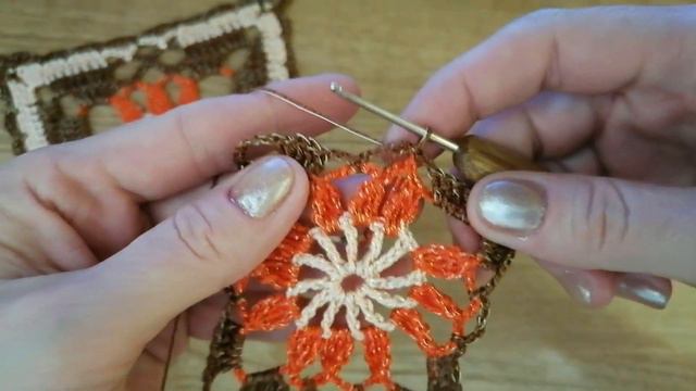 #маниявязания//ОЧЕНЬ ПРОСТОЙ,НО ОЧЕНЬ КРАСИВЫЙ КВАДРАТНЫЙ МОТИВ КРЮЧКОМ.#вязание смотреть онлайн