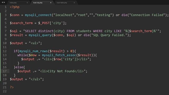 PHP Ajax AutoComplete Textbox Tutorial in Hindi / Urdu смотреть онлайн