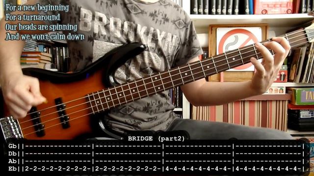 MONO INC. - Children of the dark (BASS cover with TABS) [lyrics + PDF] смотреть онлайн